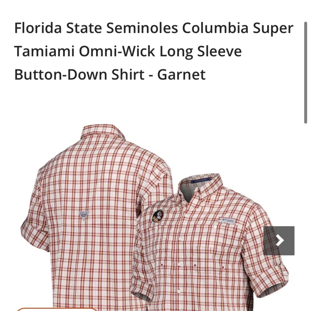 FSU Florida state Seminole's shirt size XL